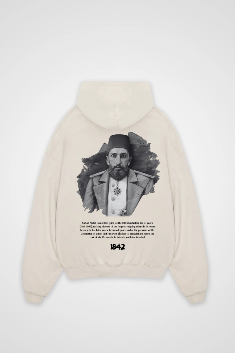 ABDÜLHAMID SULTAN - OVERSIZED HOODIE BACKPRINT - Edeltürke