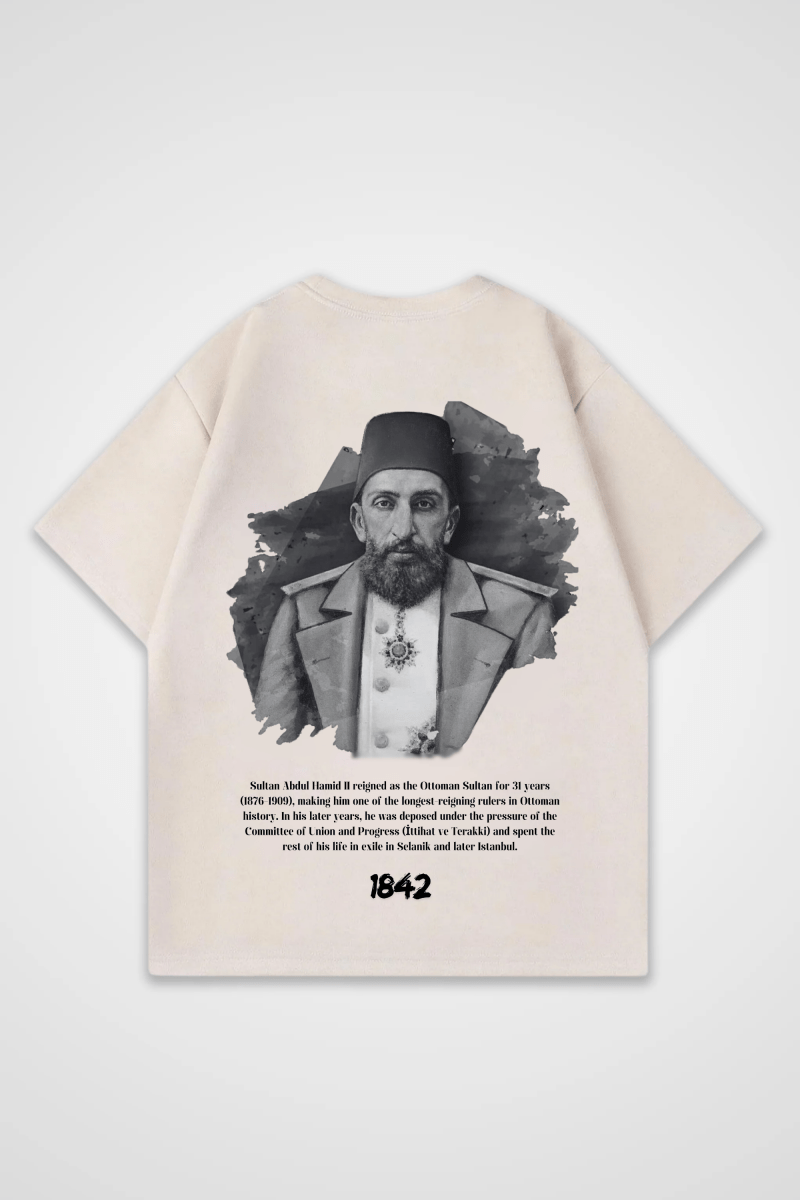 ABDÜLHAMID SULTAN - OVERSIZED SHIRT BACKPRINT - Edeltürke