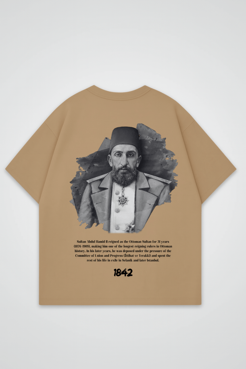 ABDÜLHAMID SULTAN - OVERSIZED SHIRT BACKPRINT - Edeltürke