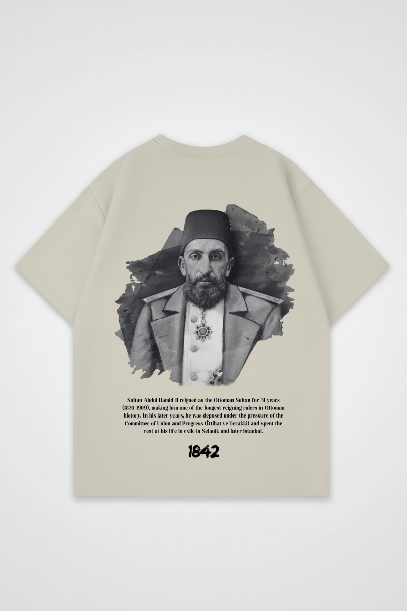 ABDÜLHAMID SULTAN - OVERSIZED SHIRT BACKPRINT - Edeltürke