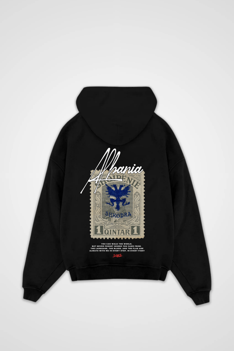 ALBANIA - OVERSIZED HOODIE BACKPRINT - Edeltürke