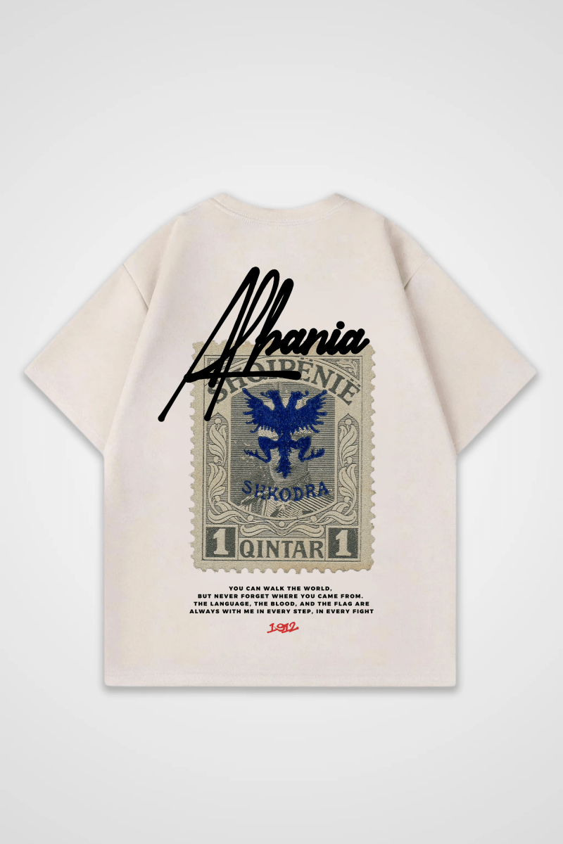 ALBANIA - OVERSIZED SHIRT BACKPRINT - Edeltürke