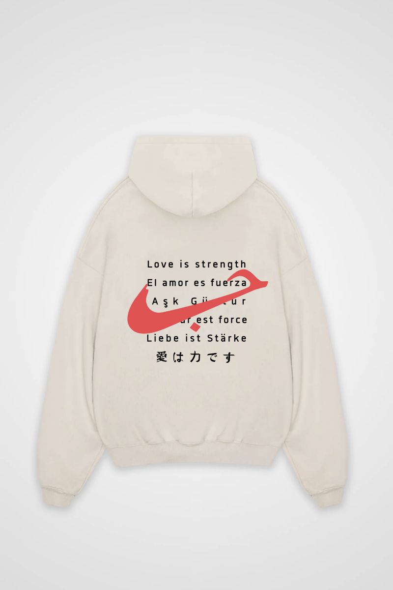 ASK - OVERSIZED HOODIE BACKPRINT - Edeltürke