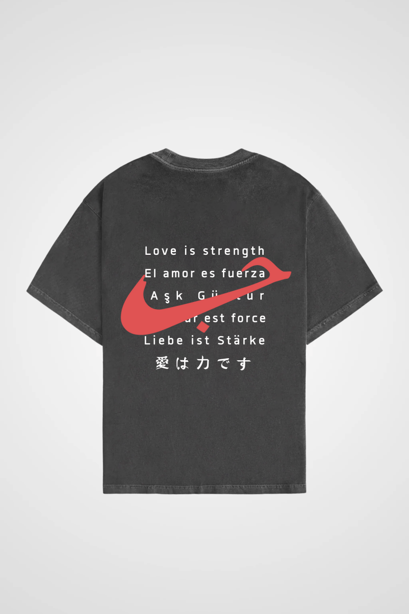 ASK - OVERSIZED SHIRT BACKPRINT - Edeltürke