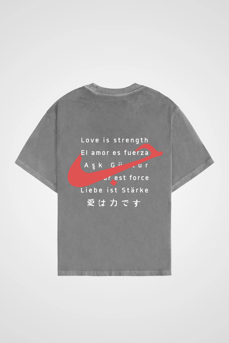 ASK - OVERSIZED SHIRT BACKPRINT - Edeltürke