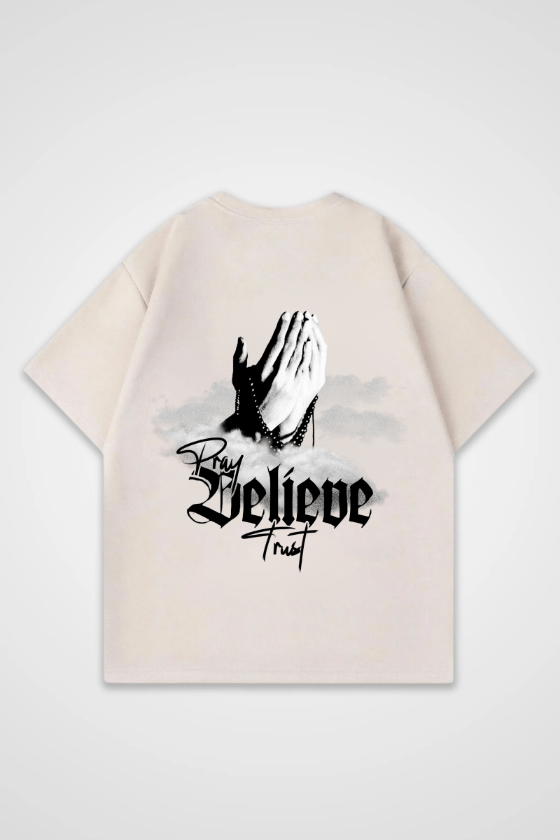 BELIEVE - OVERSIZED SHIRT - Edeltürke