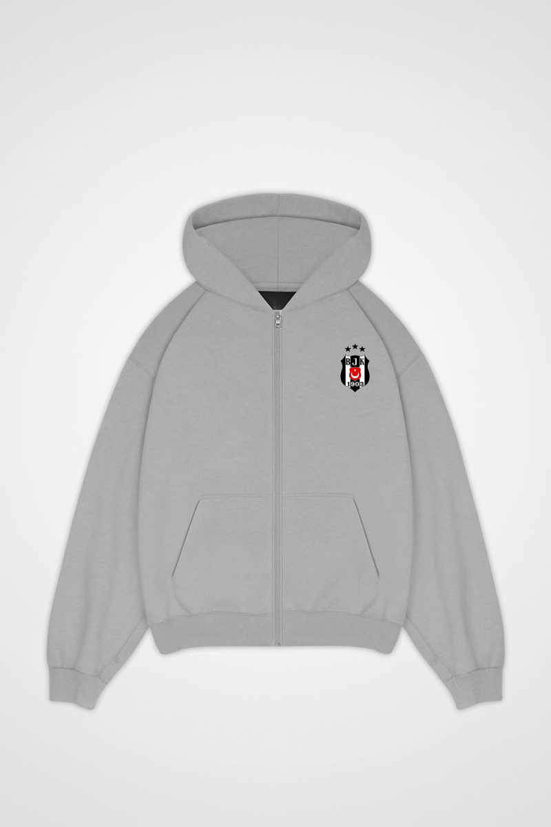 BESIKTAS - OVERSIZED ZIPPER HOODIE - Edeltürke