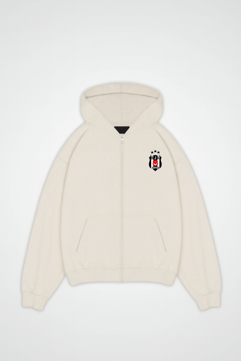 BESIKTAS - OVERSIZED ZIPPER HOODIE - Edeltürke