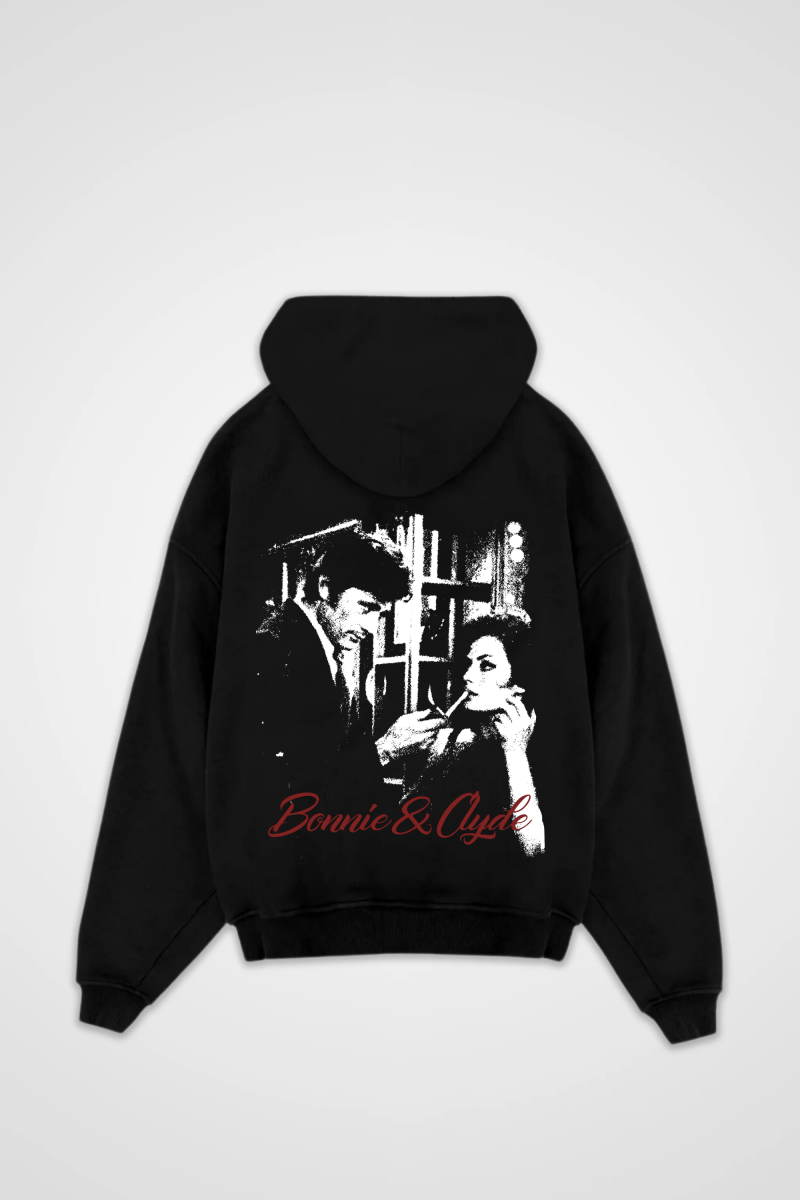 BONNIE & CLYDE - OVERSIZED HOODIE BACKPRINT - Edeltürke
