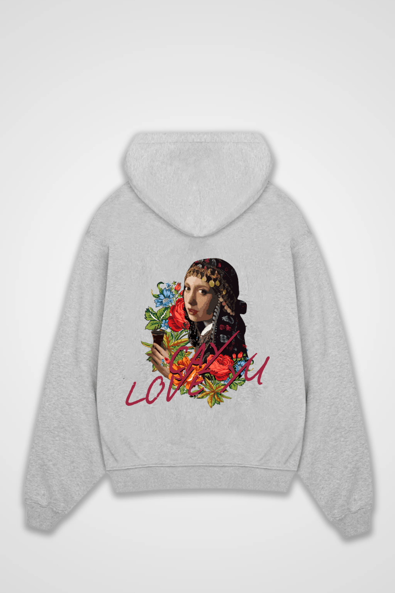 CAY LOVE YU - OVERSIZED ZIPPER HOODIE - Edeltürke