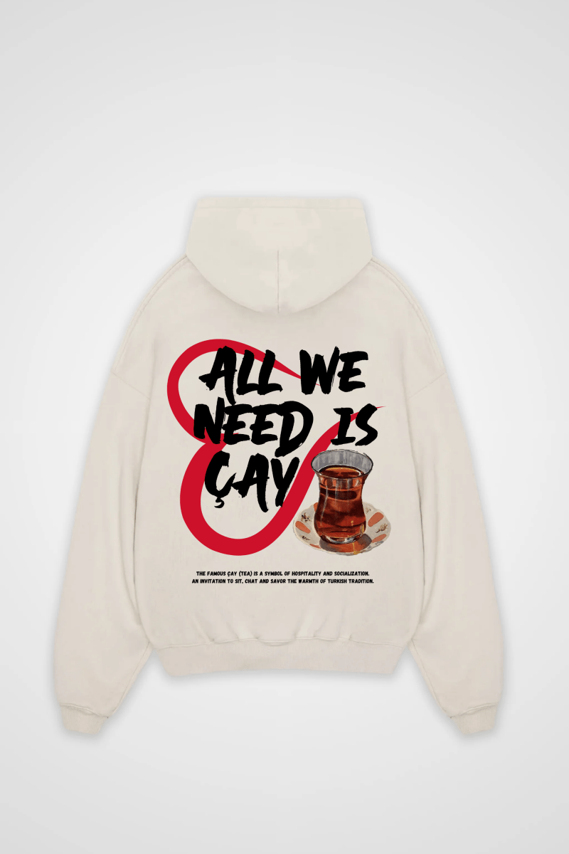 CAY - OVERSIZED HOODIE BACKPRINT - Edeltürke