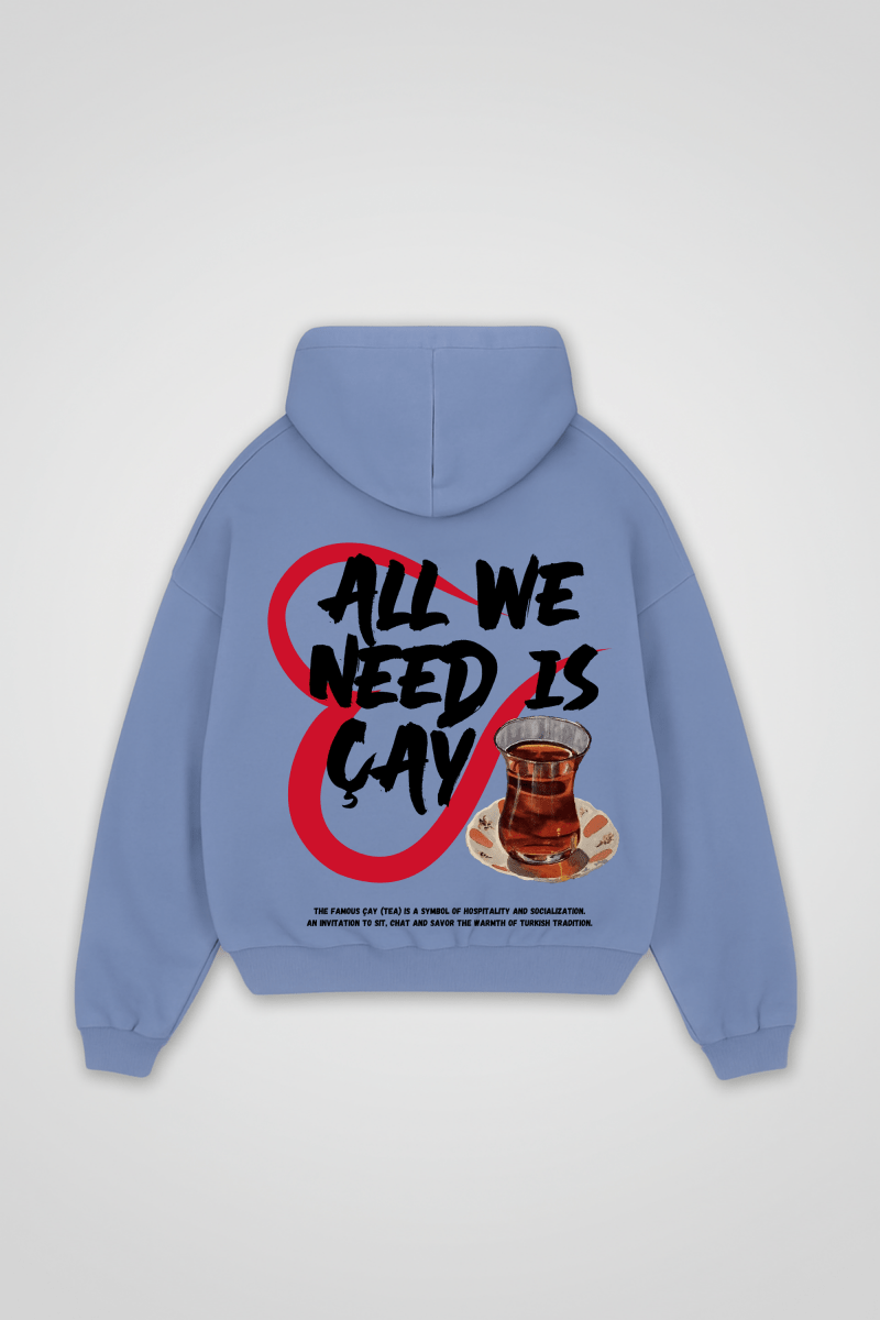 CAY - OVERSIZEDS ZIPPER HOODIE - Edeltürke