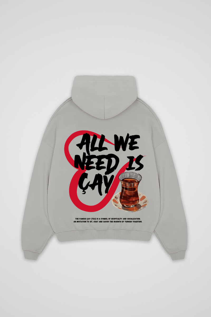 CAY - OVERSIZEDS ZIPPER HOODIE - Edeltürke
