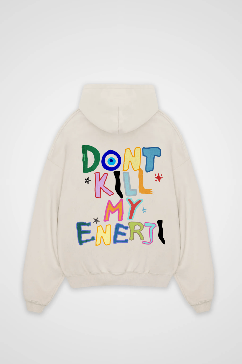 ENERJI - OVERSIZED HOODIE BACKPRINT - Edeltürke
