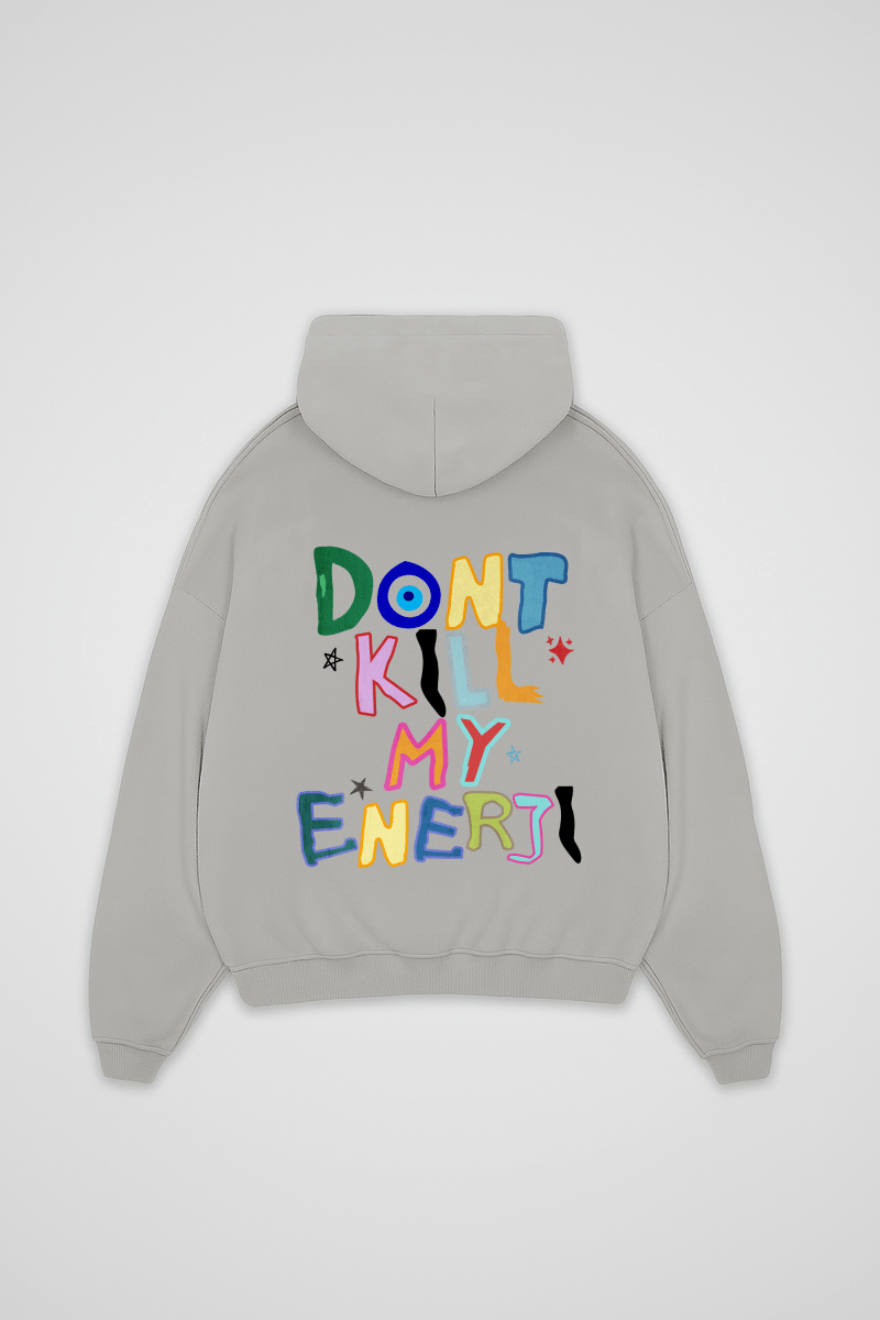 ENERJI - OVERSIZED ZIPPER HOODIE - Edeltürke
