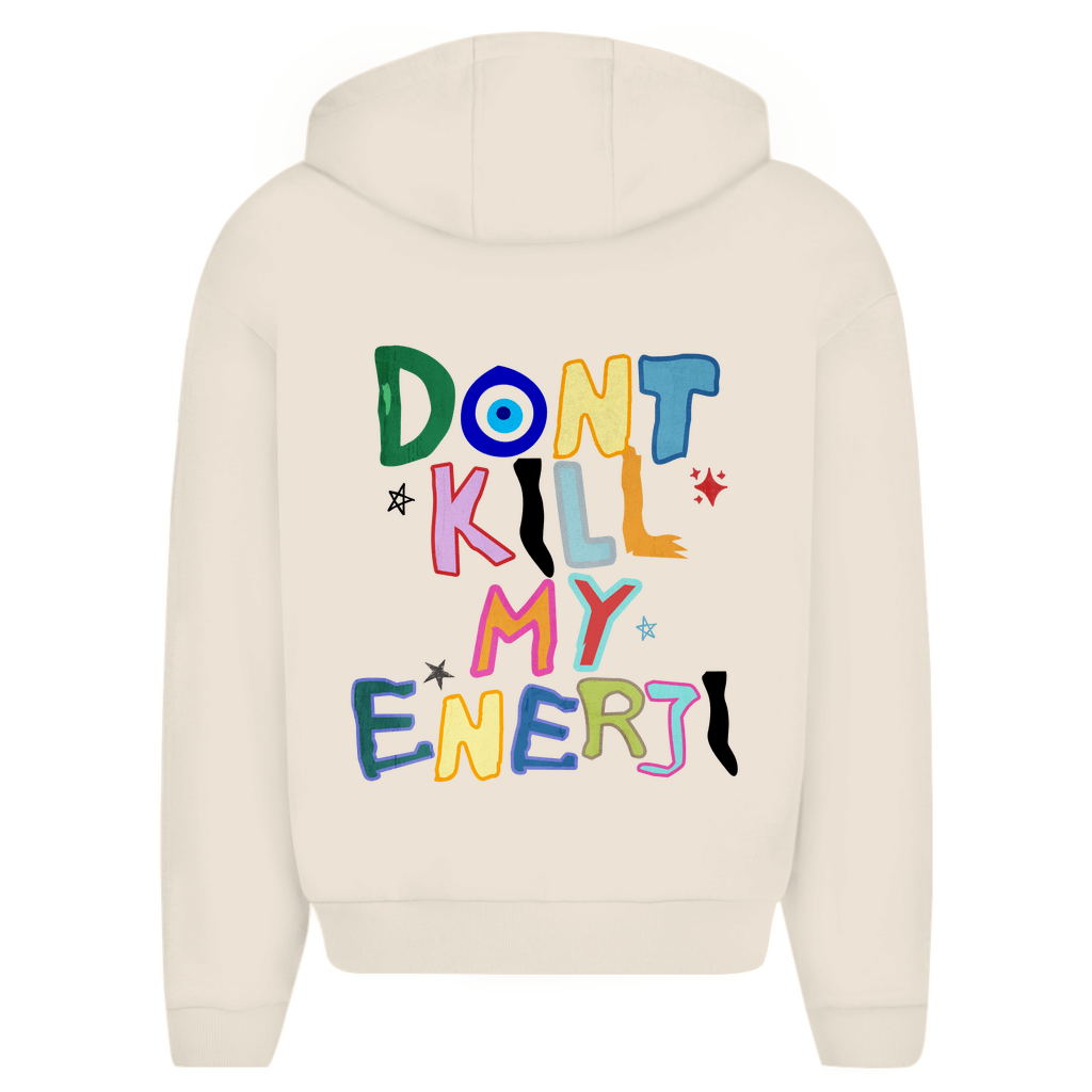 ENERJI - OVERSIZED ZIPPER HOODIE - Edeltürke