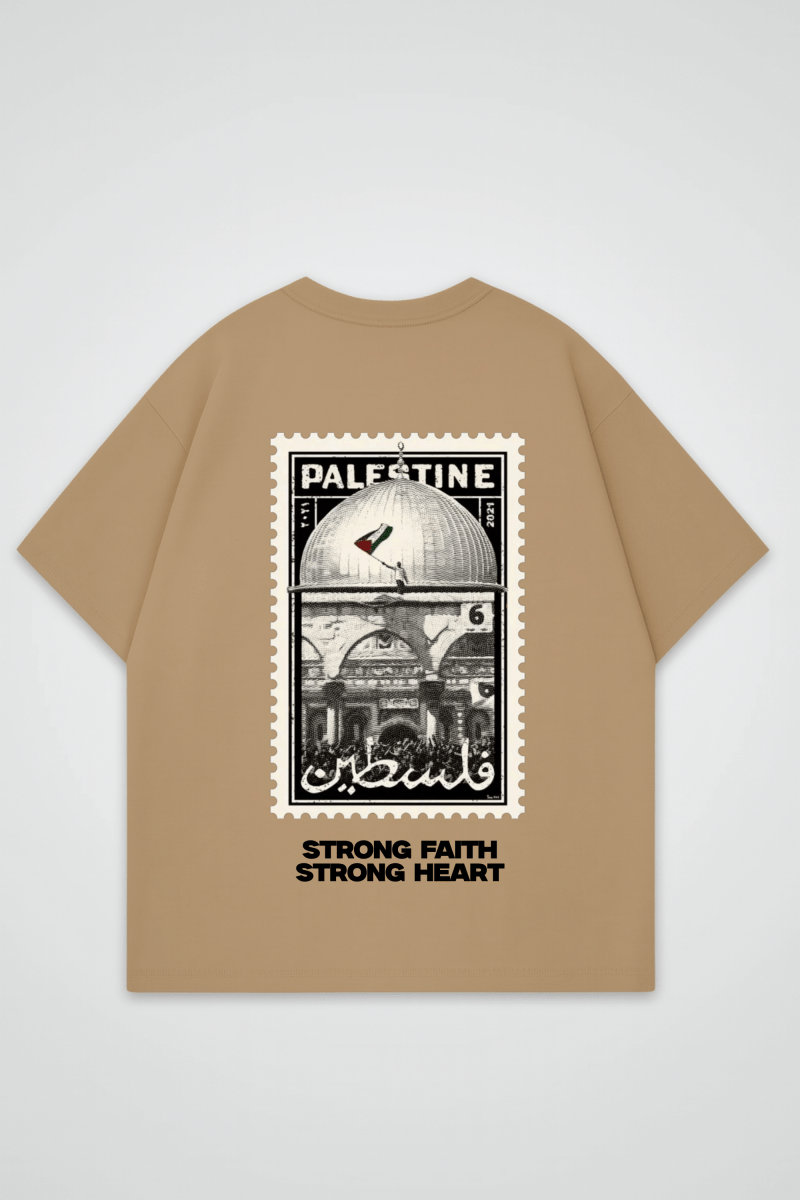 FAITH - OVERSIZED SHIRT BACKPRINT - Edeltürke