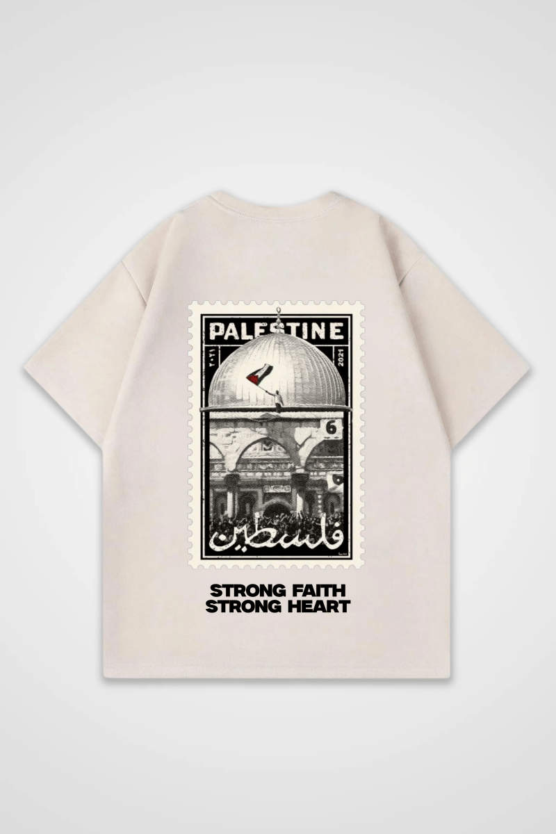 FAITH - OVERSIZED SHIRT BACKPRINT - Edeltürke