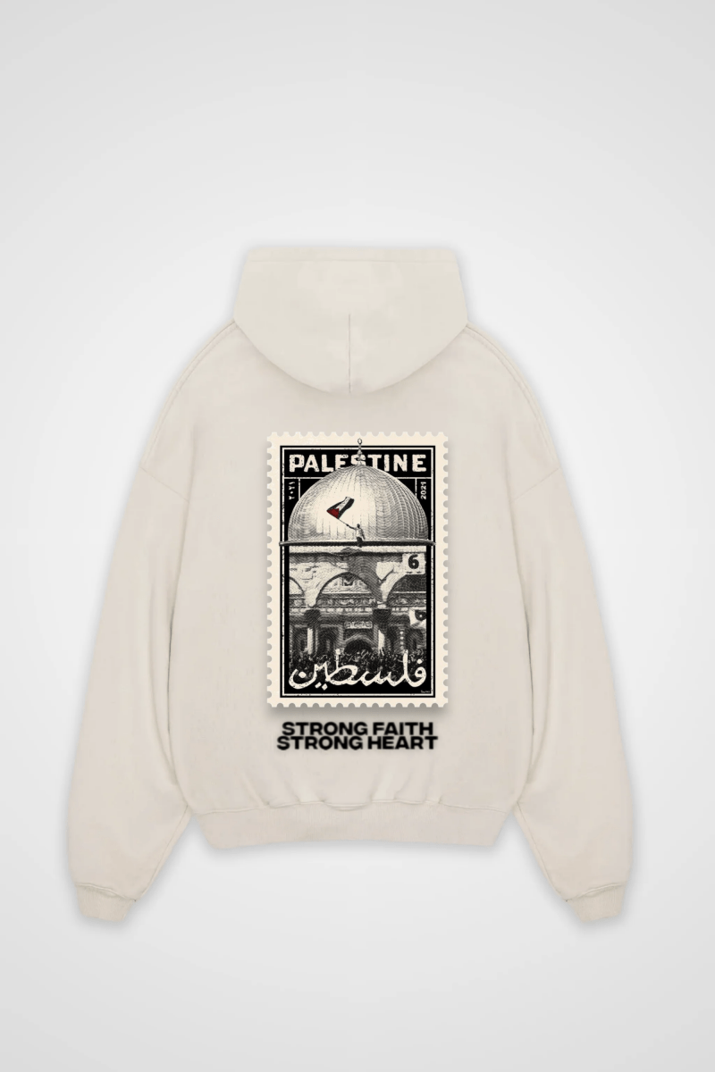 FAITH - OVERSIZED ZIPPER HOODIE - Edeltürke