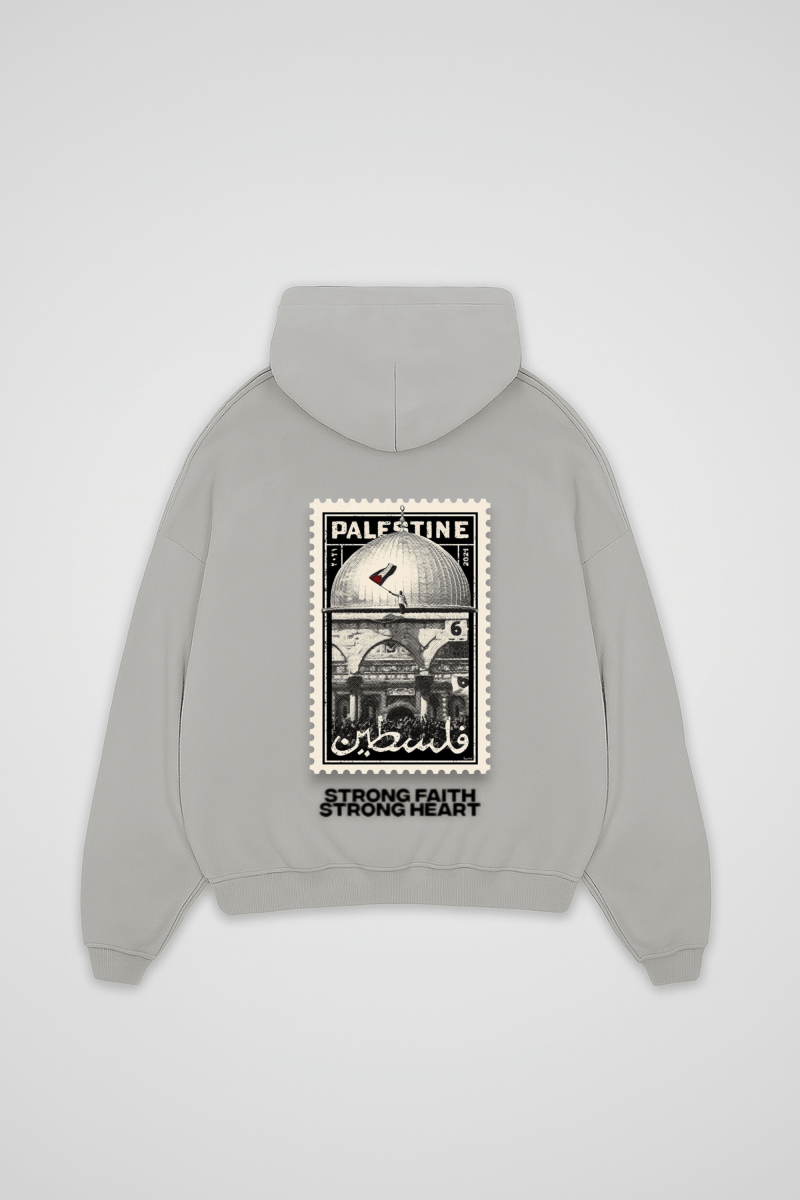 FAITH - OVERSIZED ZIPPER HOODIE - Edeltürke