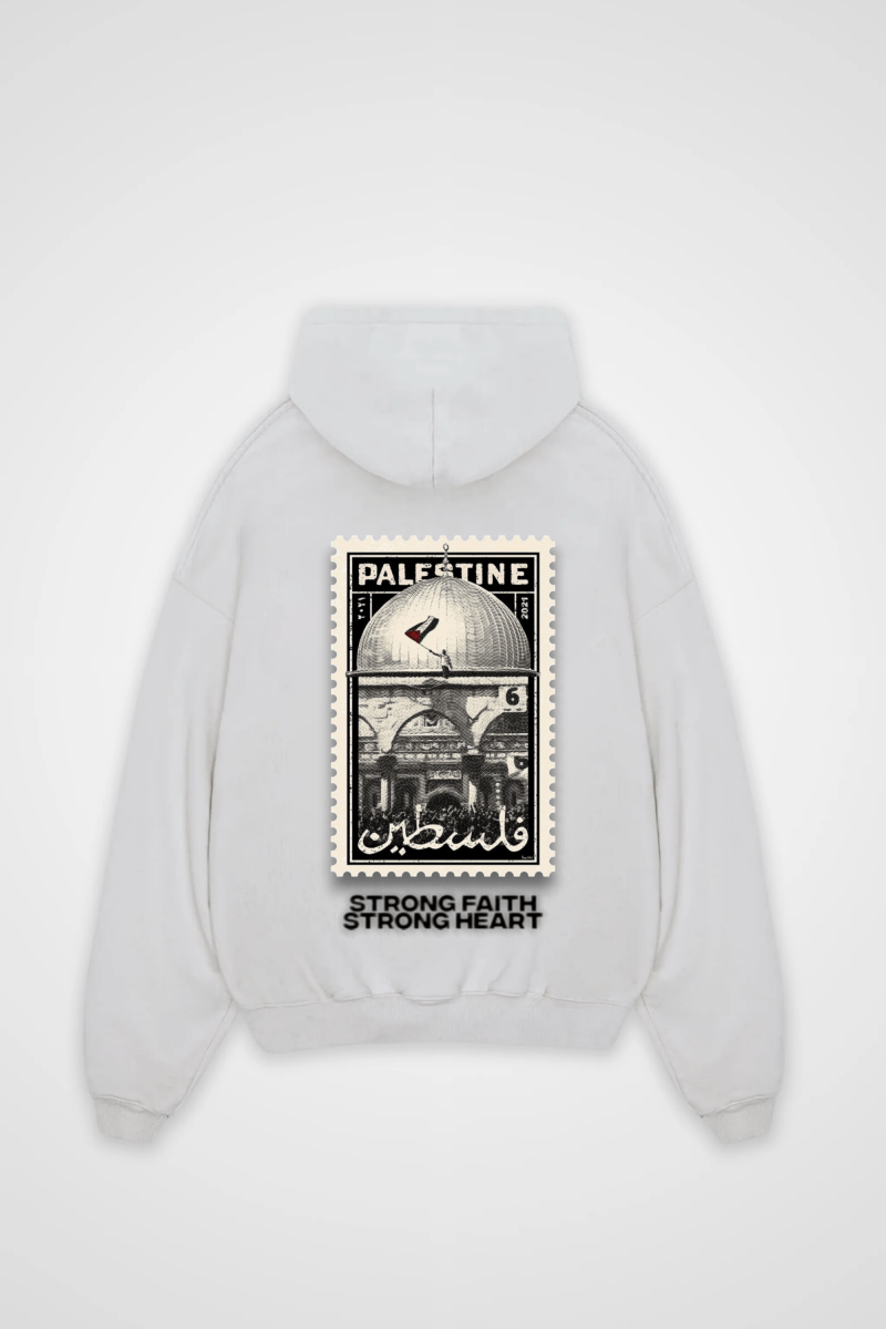 FAITH - OVERSIZED ZIPPER HOODIE - Edeltürke