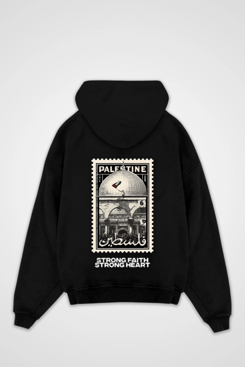 FAITH - OVERSIZED ZIPPER HOODIE - Edeltürke