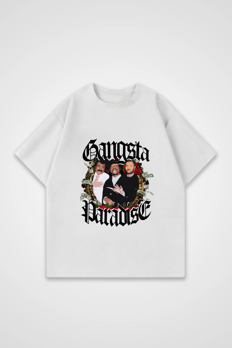 GANGSTA PARADISE - OVERSIZED SHIRT - Edeltürke