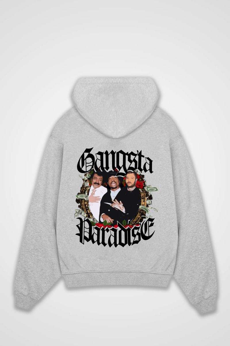 GANGSTA PARADISE - OVERSIZED ZIPPER HOODIE - Edeltürke