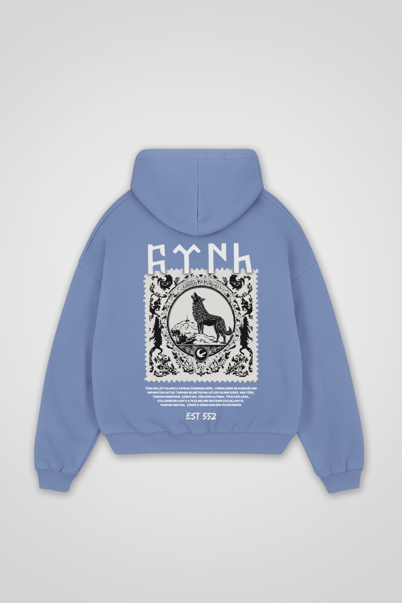 GÖKTÜRK - OVERSIZED HOODIE BACKPRINT - Edeltürke