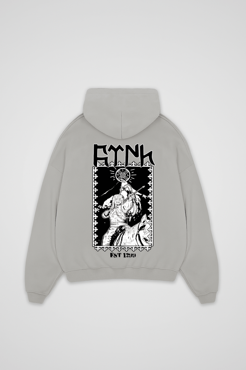 GÖKTÜRK - OVERSIZED HOODIE BACKPRINT - Edeltürke