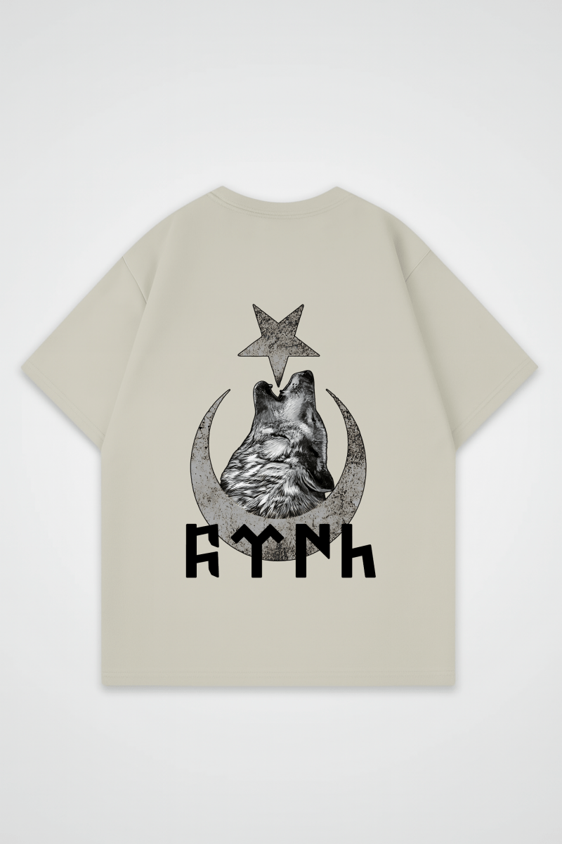 GÖKTÜRK - OVERSIZED SHIRT BACKPRINT - Edeltürke