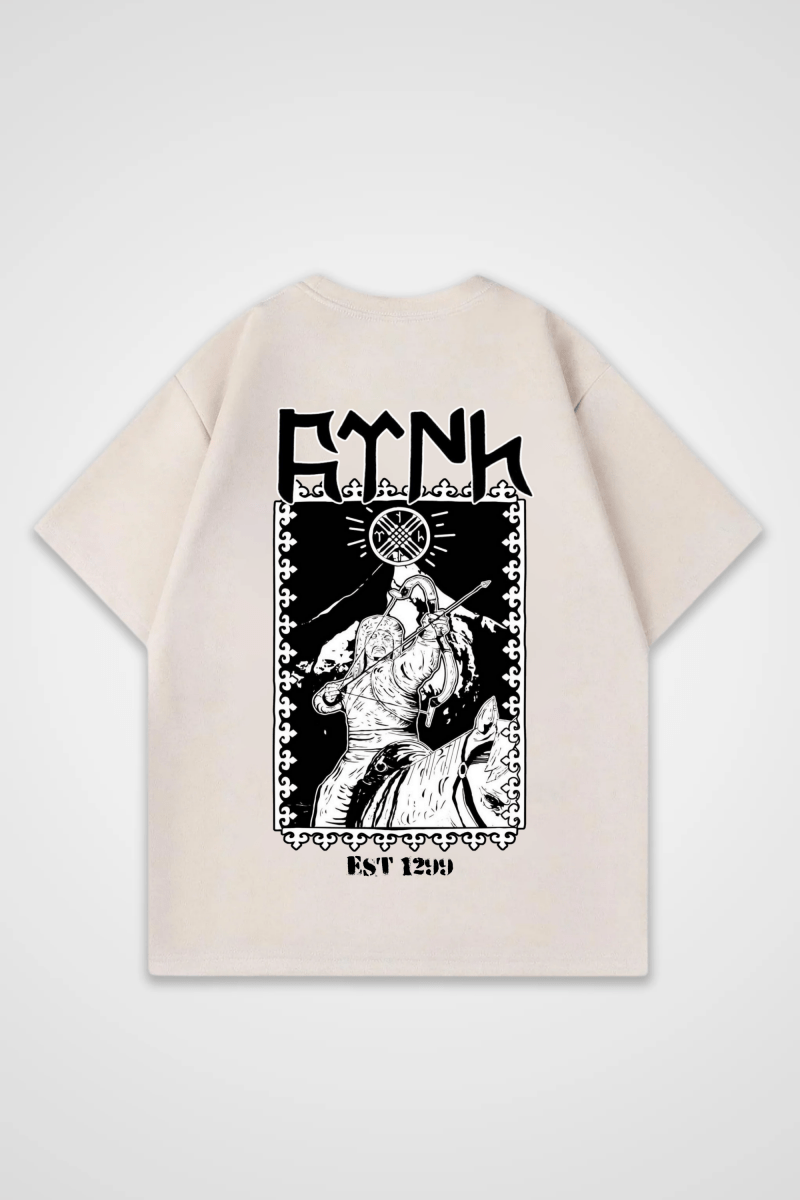 GÖKTÜRK - OVERSIZED SHIRT BACKPRINT - Edeltürke