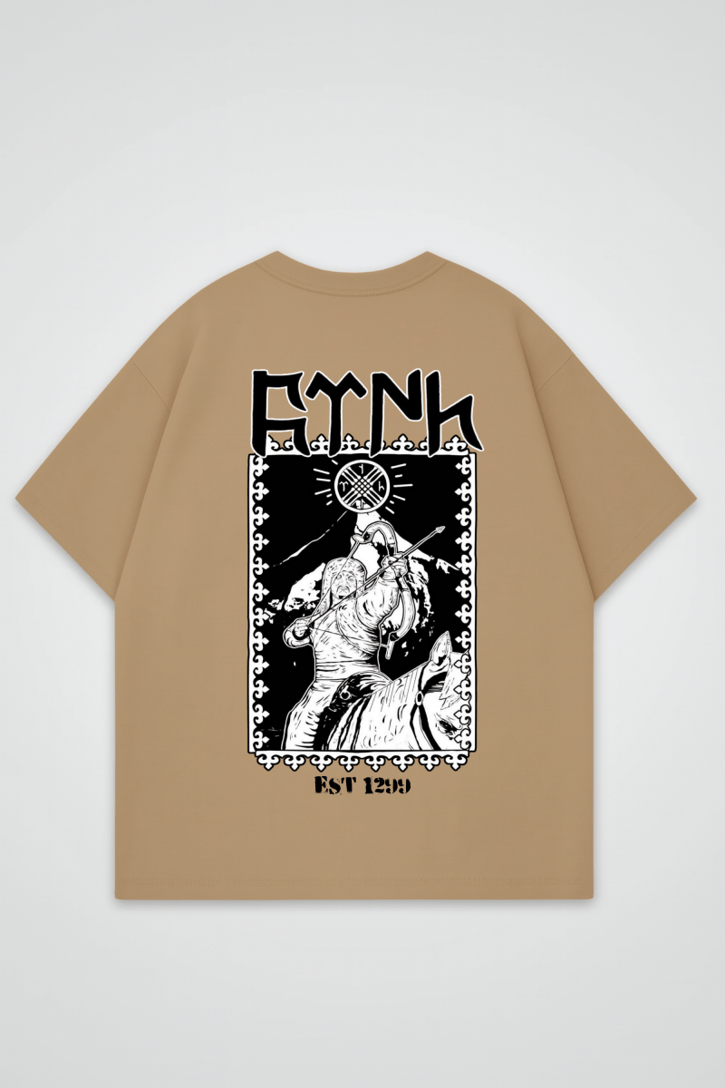GÖKTÜRK - OVERSIZED SHIRT BACKPRINT - Edeltürke