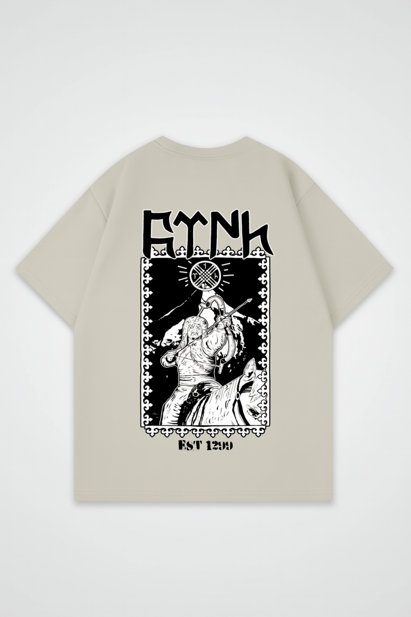 GÖKTÜRK - OVERSIZED SHIRT BACKPRINT - Edeltürke