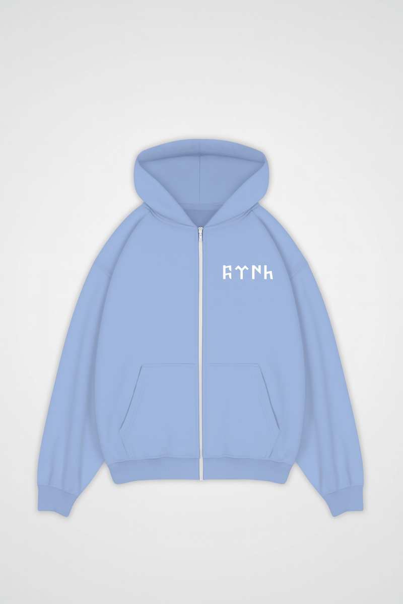 GÖKTÜRK - OVERSIZED ZIPPER HOODIE - Edeltürke