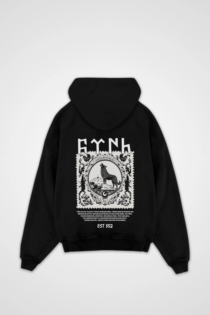 GÖKTÜRK - OVERSIZED ZIPPER HOODIE - EDELTÜRKE