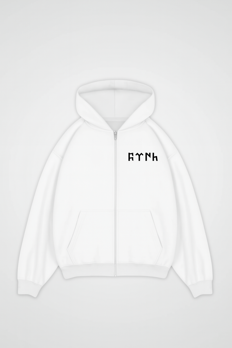 GÖKTÜRK - OVERSIZED ZIPPER HOODIE - Edeltürke