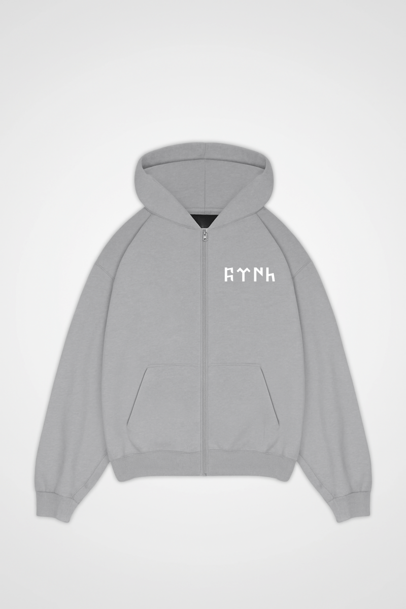 GÖKTÜRK - OVERSIZED ZIPPER HOODIE - Edeltürke