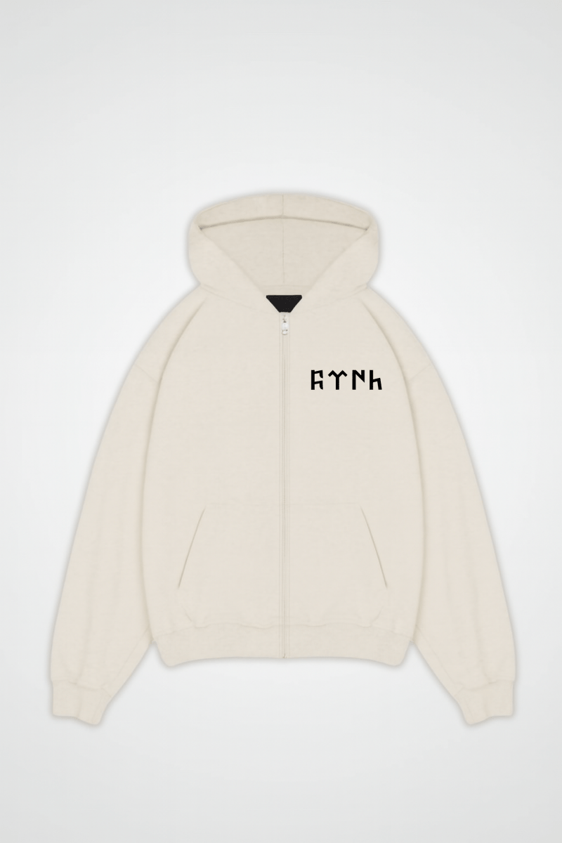 GÖKTÜRK - OVERSIZED ZIPPER HOODIE - Edeltürke