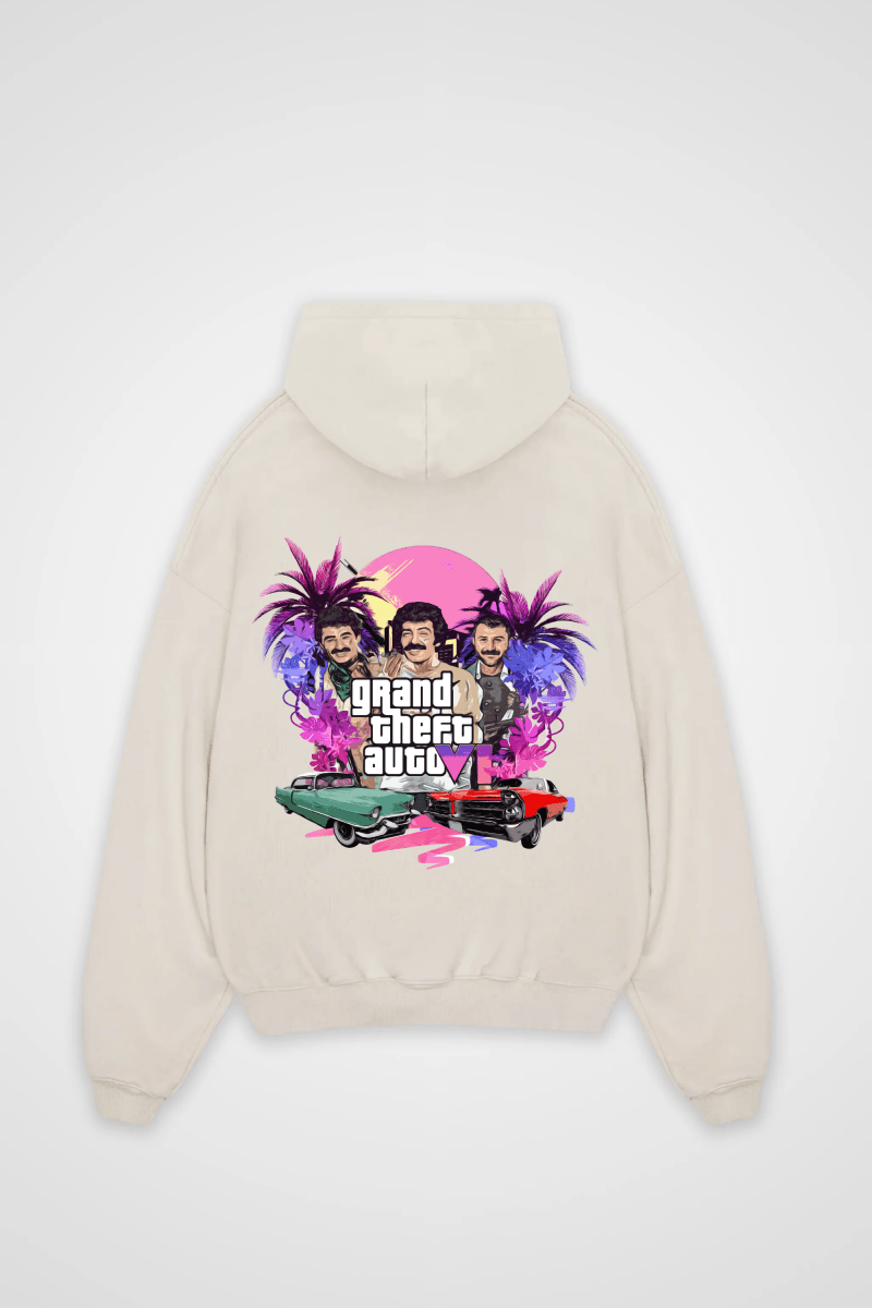 GTA VI - OVERSIZED HOODIE BACKPRINT - Edeltürke