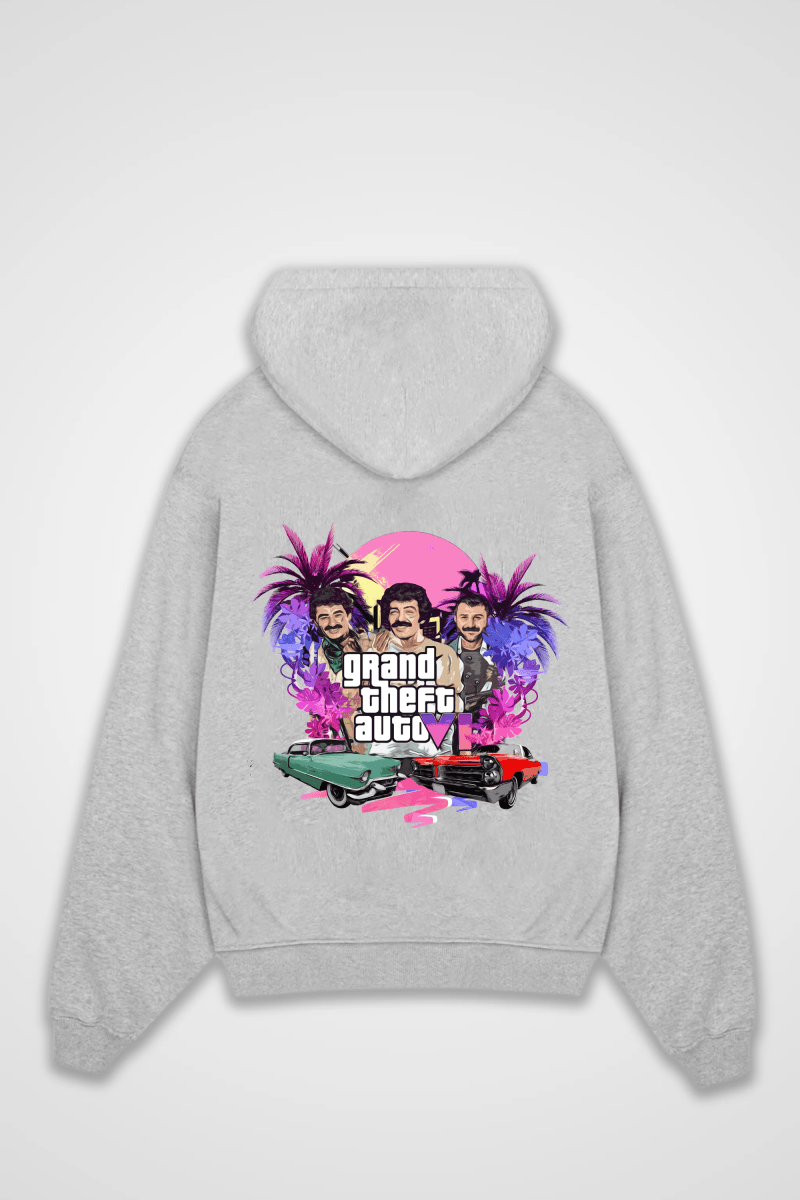 GTA VI - OVERSIZED ZIPPER HOODIE - Edeltürke