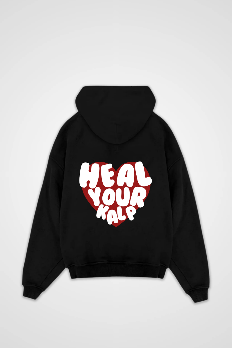 HEAL KALP - OVERSIZED ZIPPER HOODIE - EDELTÜRKE