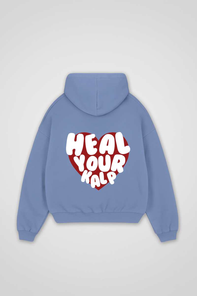 HEAL KALP - OVERSIZED ZIPPER HOODIE - EDELTÜRKE