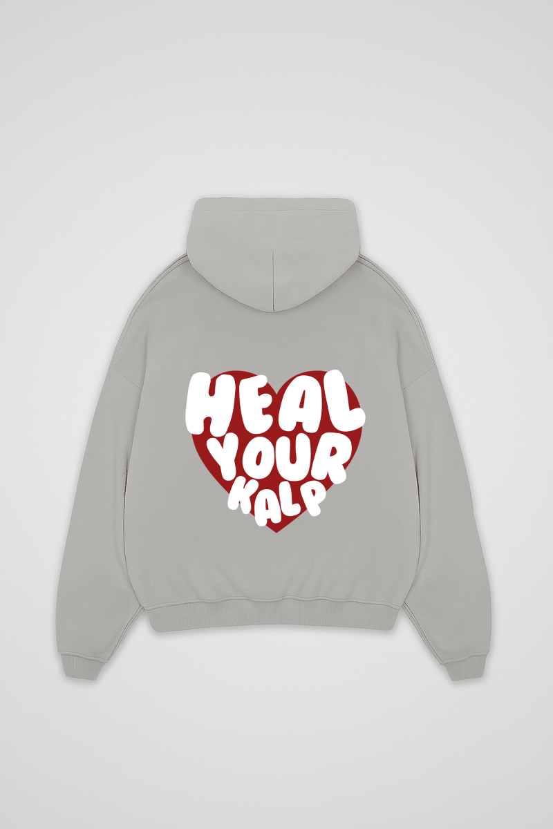 HEAL KALP - OVERSIZED ZIPPER HOODIE - EDELTÜRKE