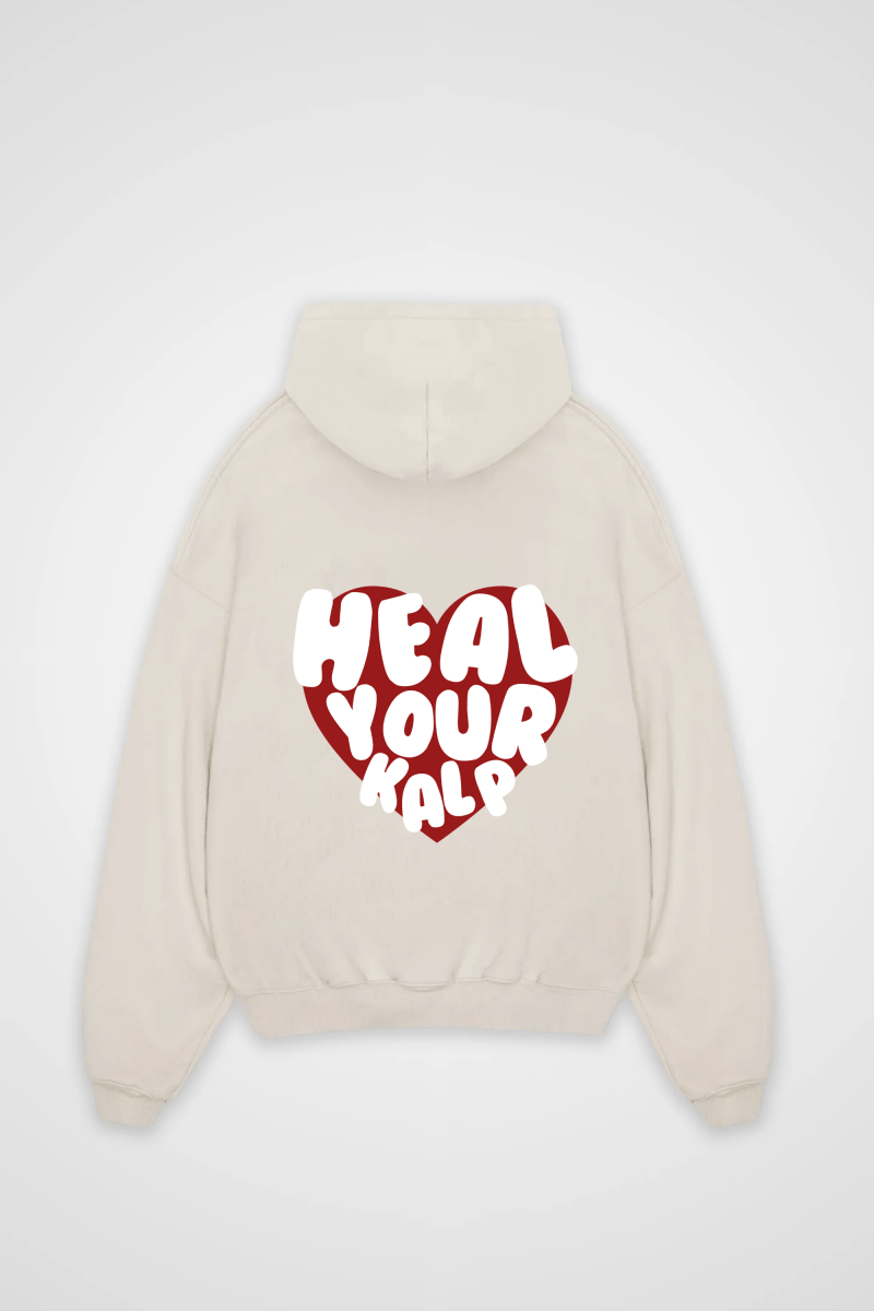 HEAL KALP - OVERSIZED ZIPPER HOODIE - EDELTÜRKE