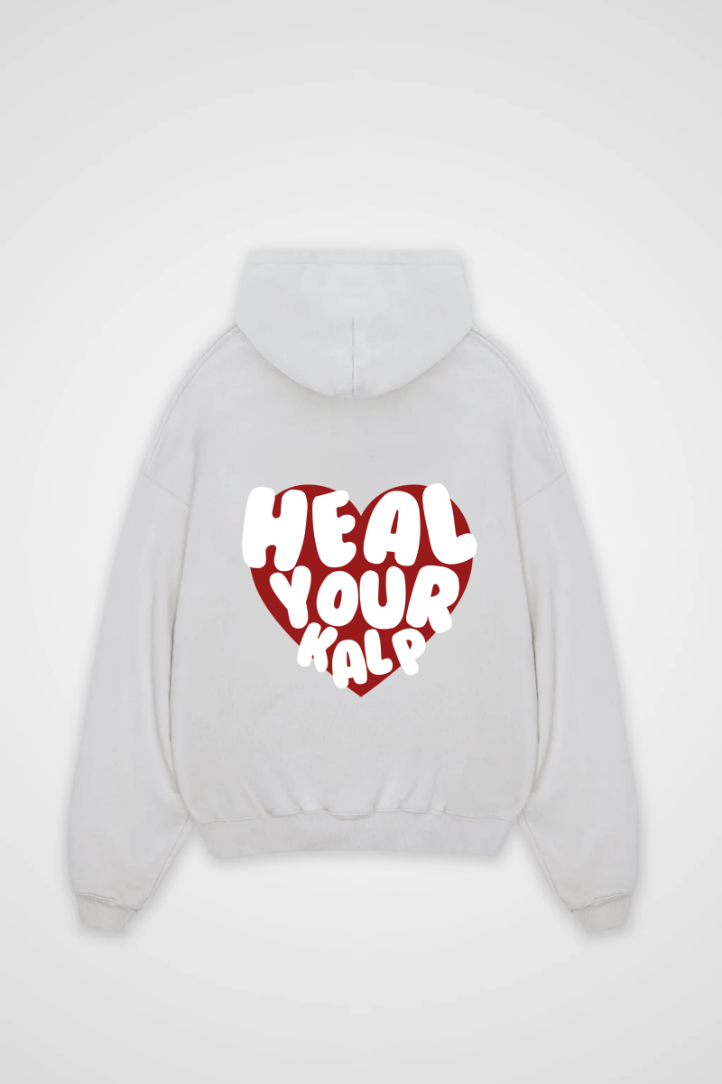 HEAL KALP - OVERSIZED ZIPPER HOODIE - EDELTÜRKE