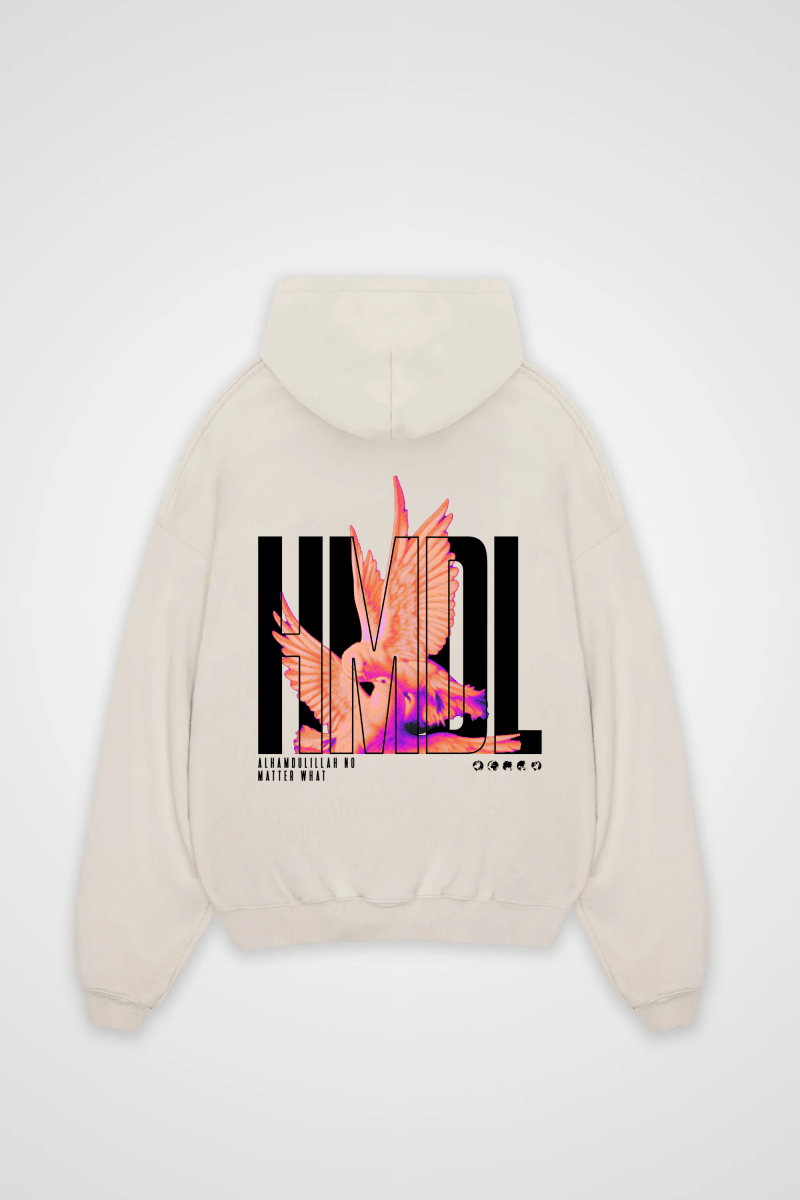 HMDL - OVERSIZED HOODIE BACKPRINT - Edeltürke