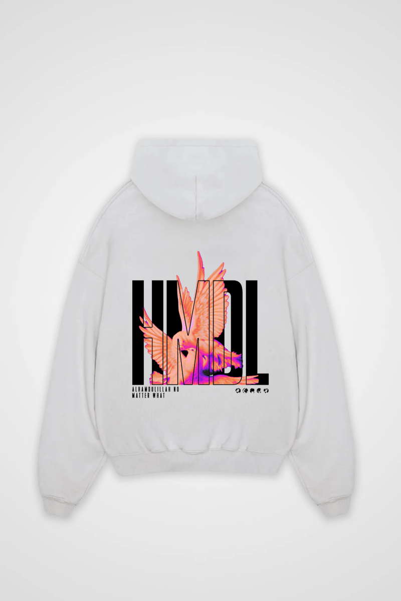 HMDL - OVERSIZED ZIPPER HOODIE - Edeltürke