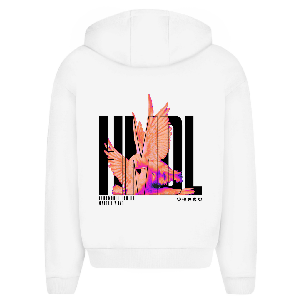 HMDL - OVERSIZED ZIPPER HOODIE - Edeltürke