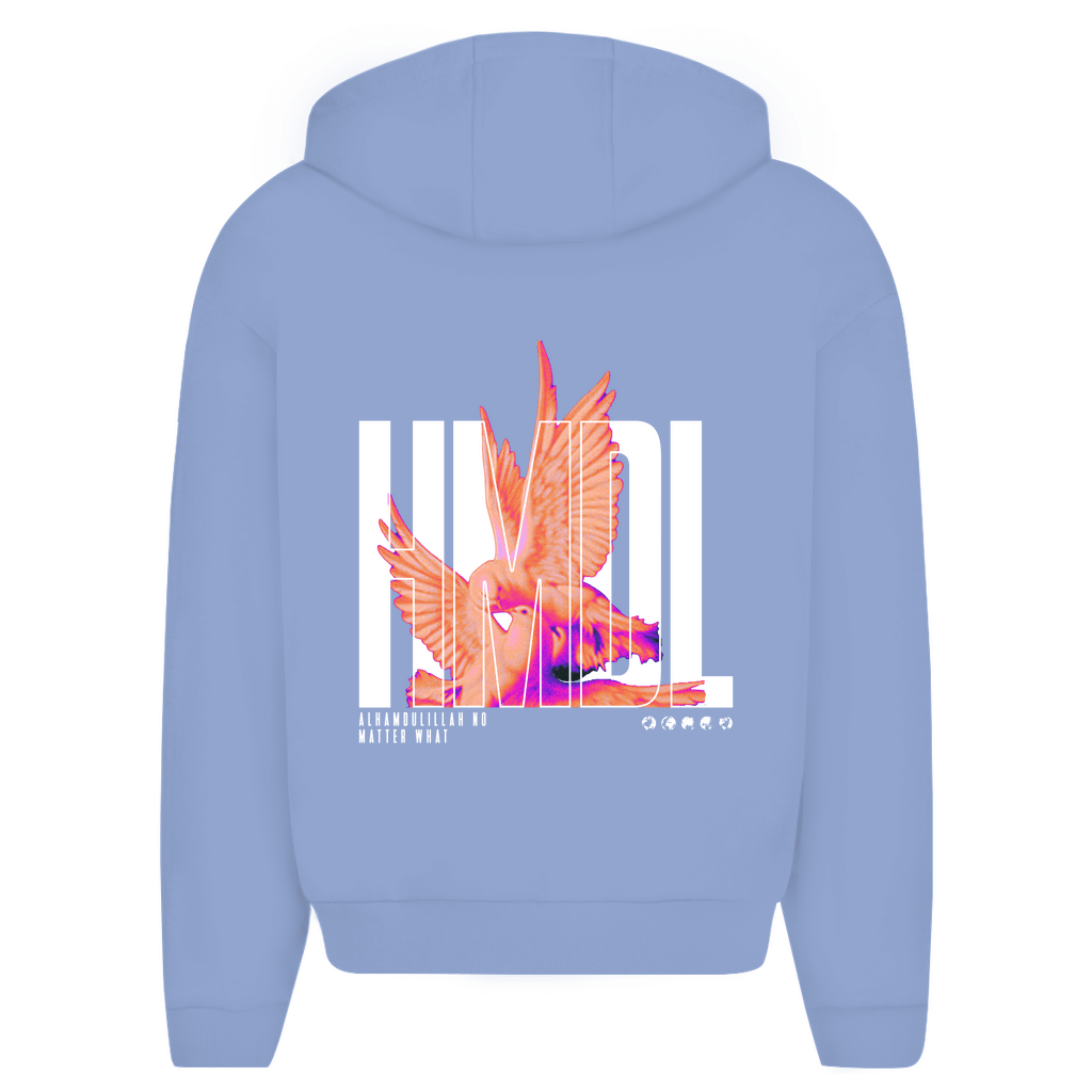 HMDL - OVERSIZED ZIPPER HOODIE - Edeltürke